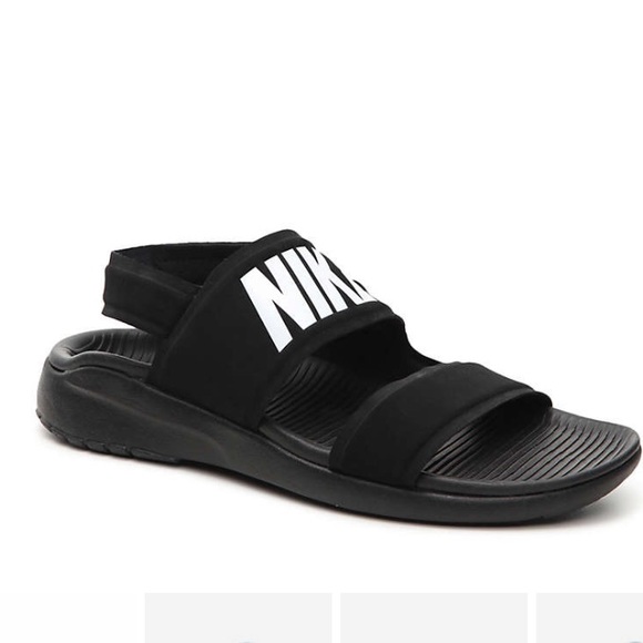 nike sandals tanjun black